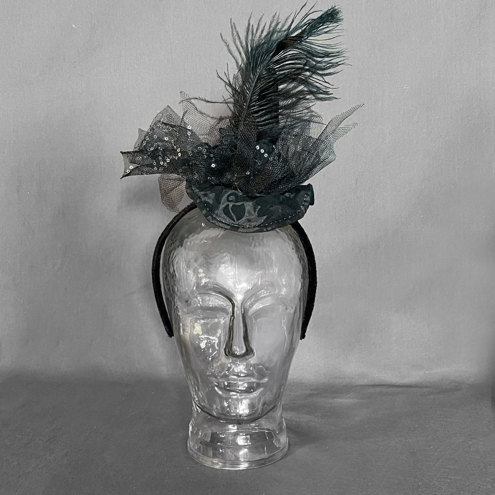 Black Mini Witch's Hat Headband